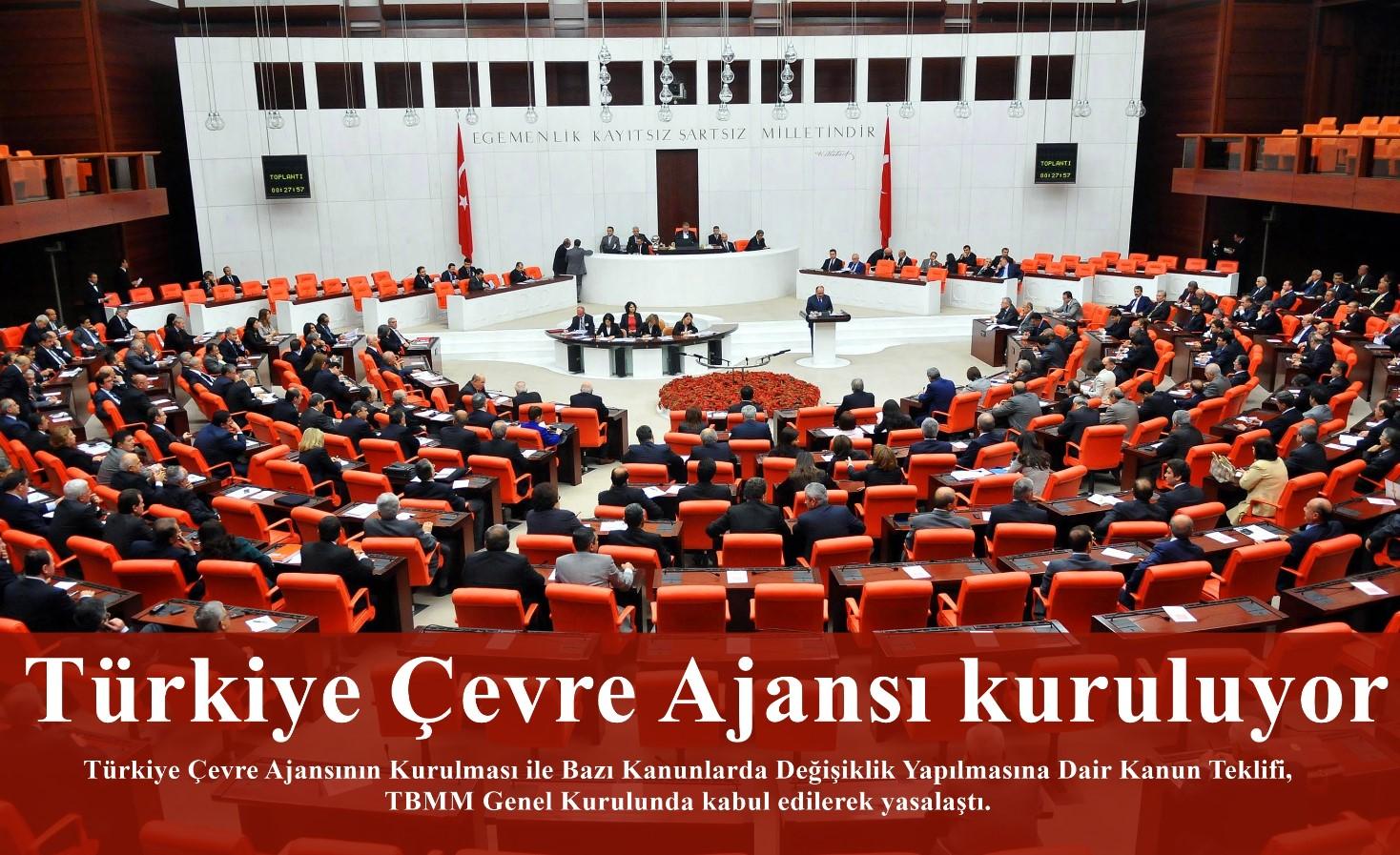 Türkiye Çevre Ajansı Kurulmasına İlişkin Teklif TBMM Genel Kurulu'nda Kabul Edildi
